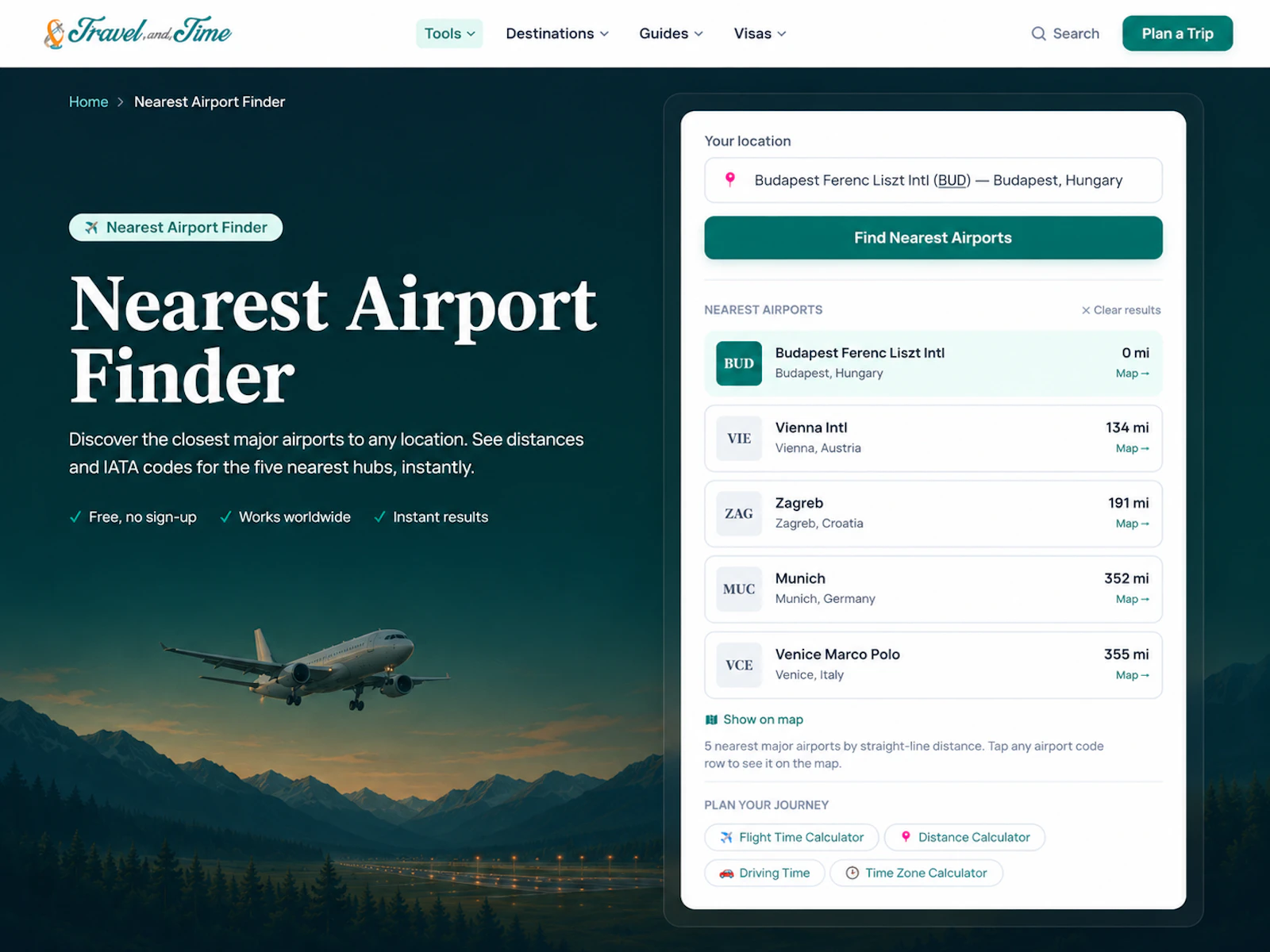 All in One Free Travel Calculators screenshot 4