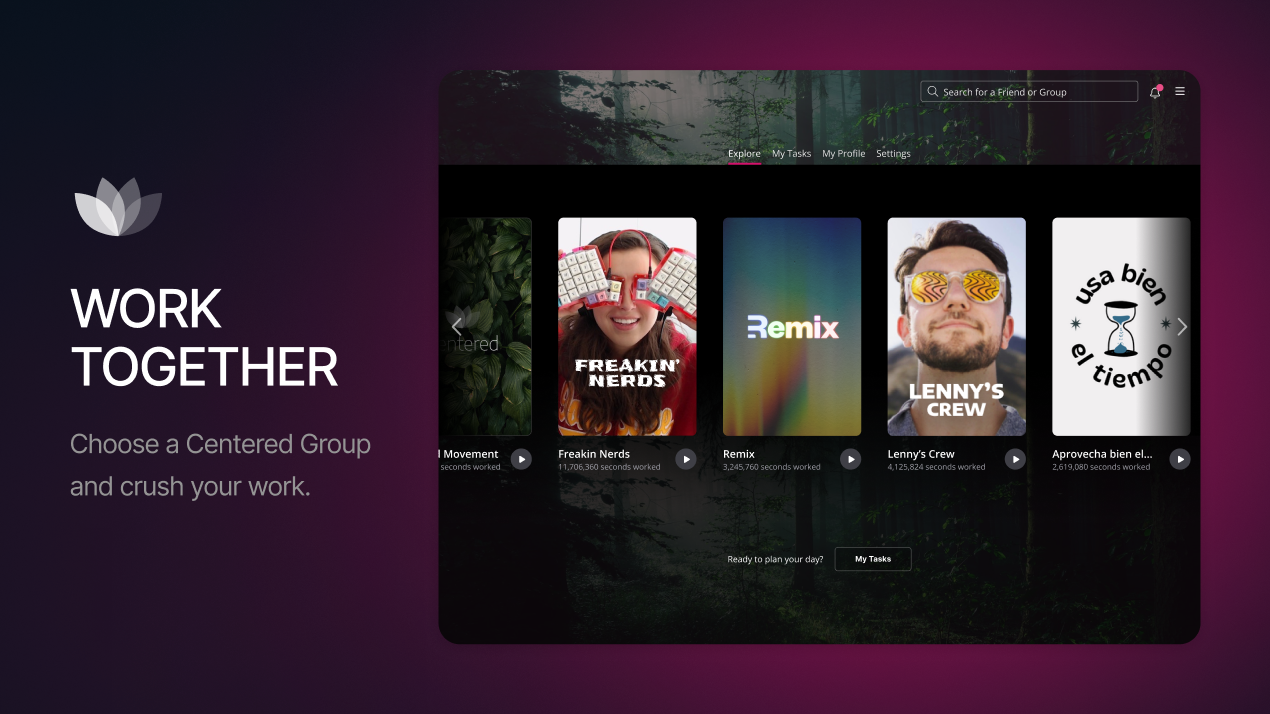 Centered Groups gallery image