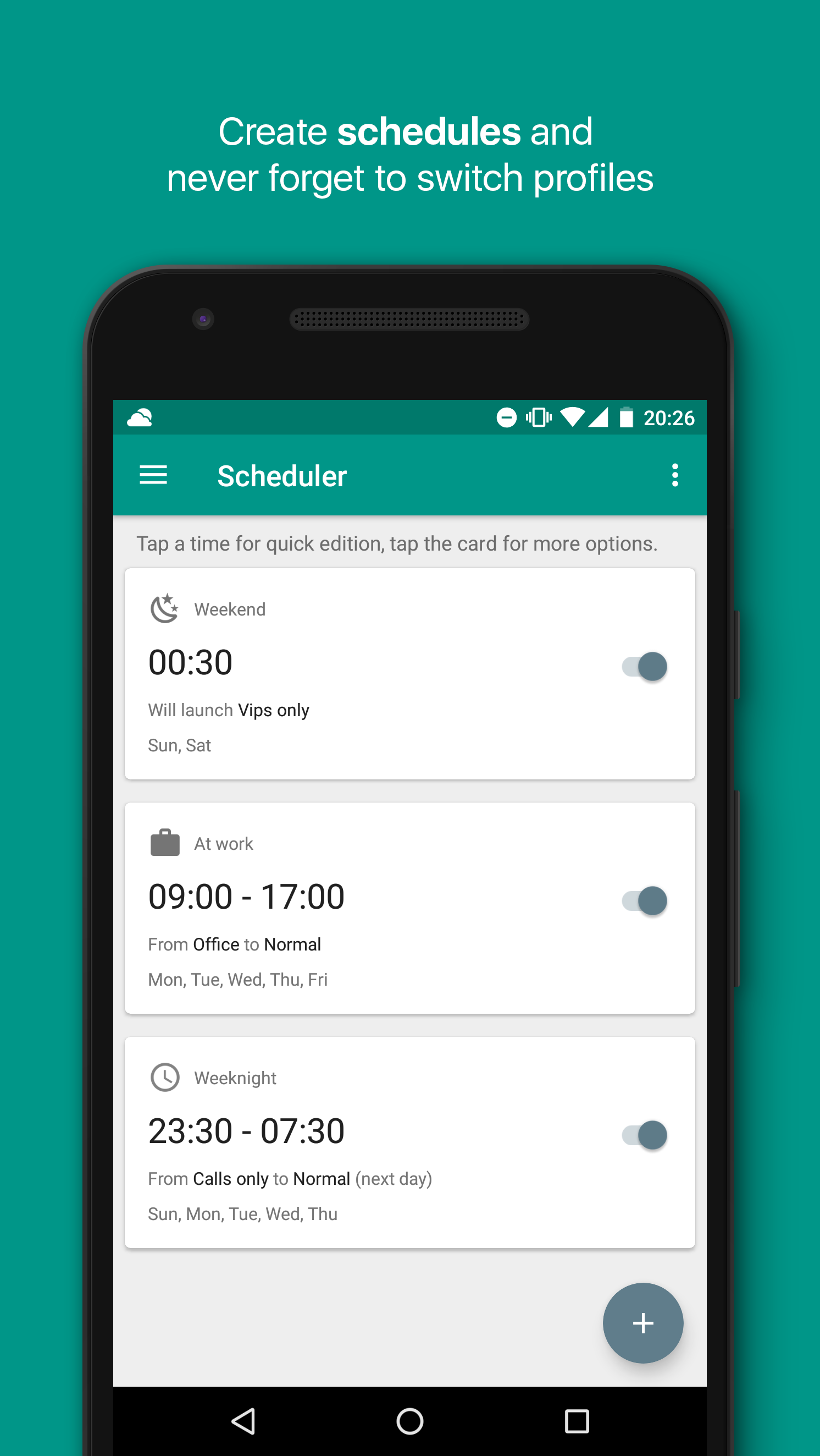 Audio Profiles - Sound Manager gallery image