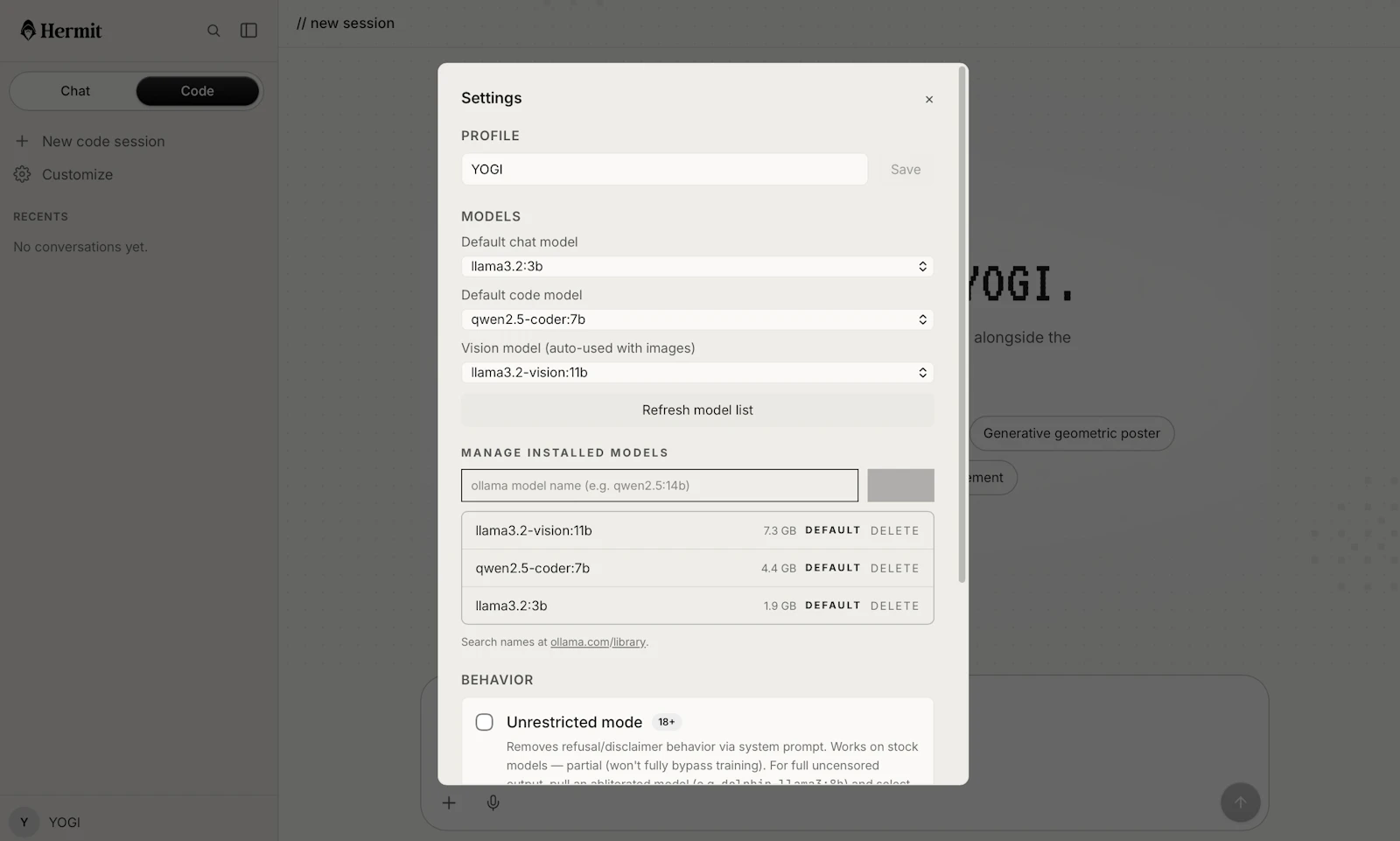 hermitAI screenshot 3