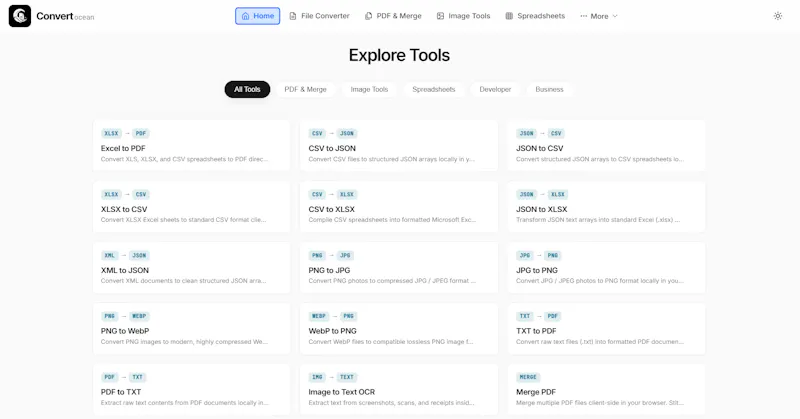 ConvertOcean screenshot 2