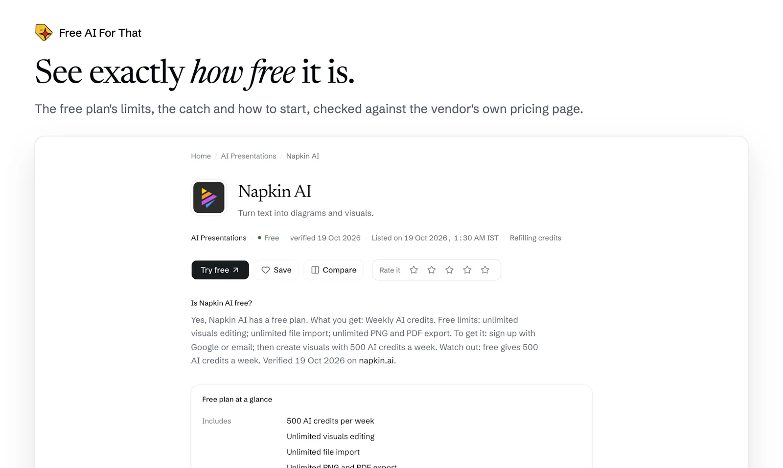 Free AI For That screenshot 3