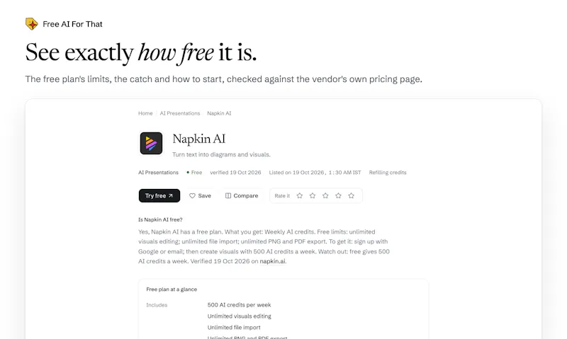 Free AI For That screenshot 3
