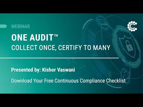 One Audit™ - Assess Once, Comply to Many gallery image