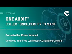 One Audit™ - Assess Once, Comply to Many gallery image