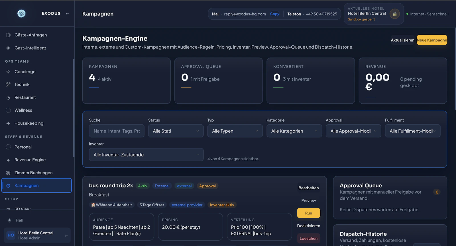 EXODUS Hotel Intelligence screenshot 4