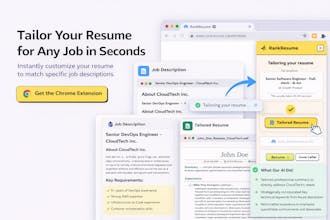 RankResume Chrome Extension gallery image