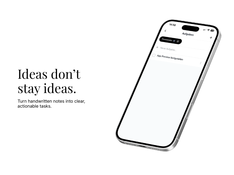 Powrbook - Screenshot 5 showing product features and functionality