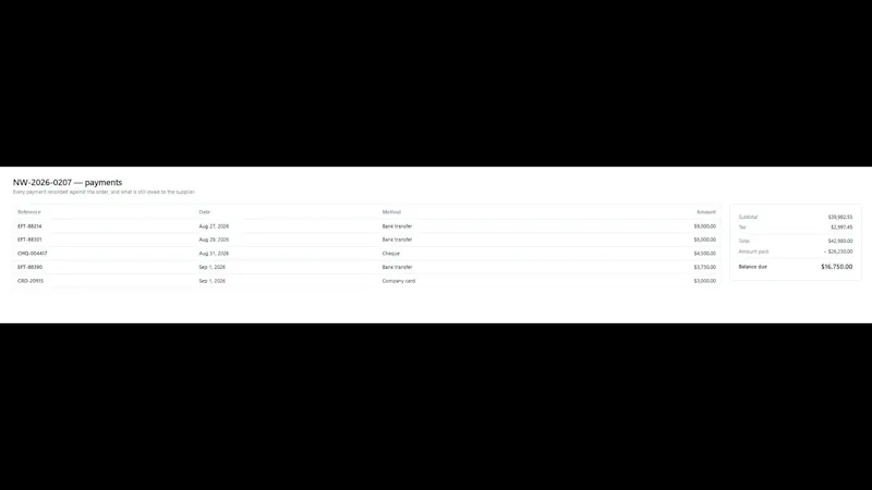 Simple PO Tracker screenshot 3