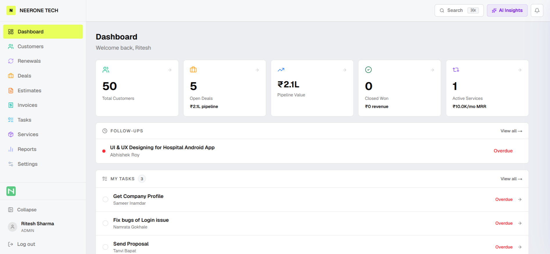 NeerSoft CRM gallery image
