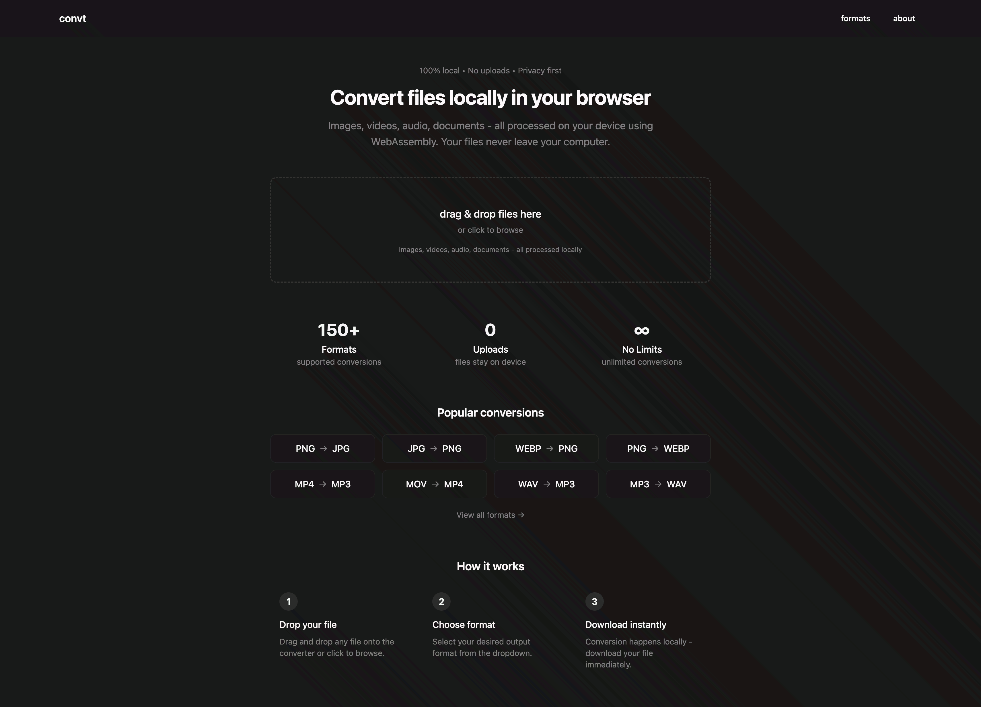 Convt - Main product screenshot demonstrating key features and user interface