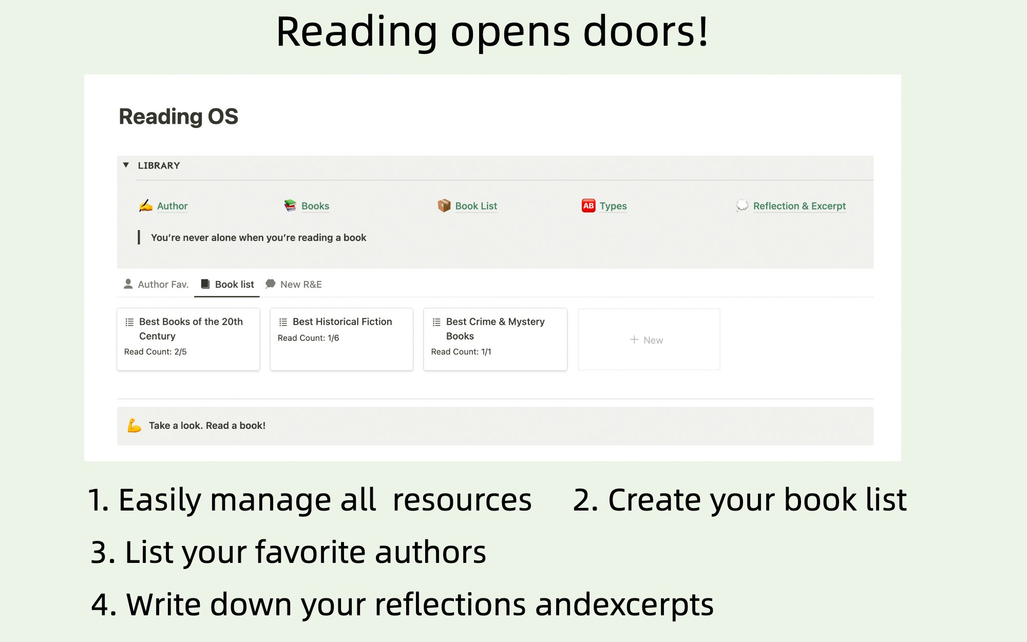 เทมเพลตความคิด: Ultimate Reading OS - จัดการบันทึกการอ่านทั้งหมดของคุณได้อย่างง่ายดาย media 2