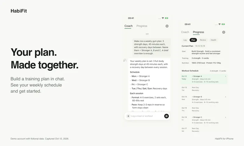HabiFit screenshot 2