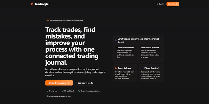 TradingAJ screenshot 1