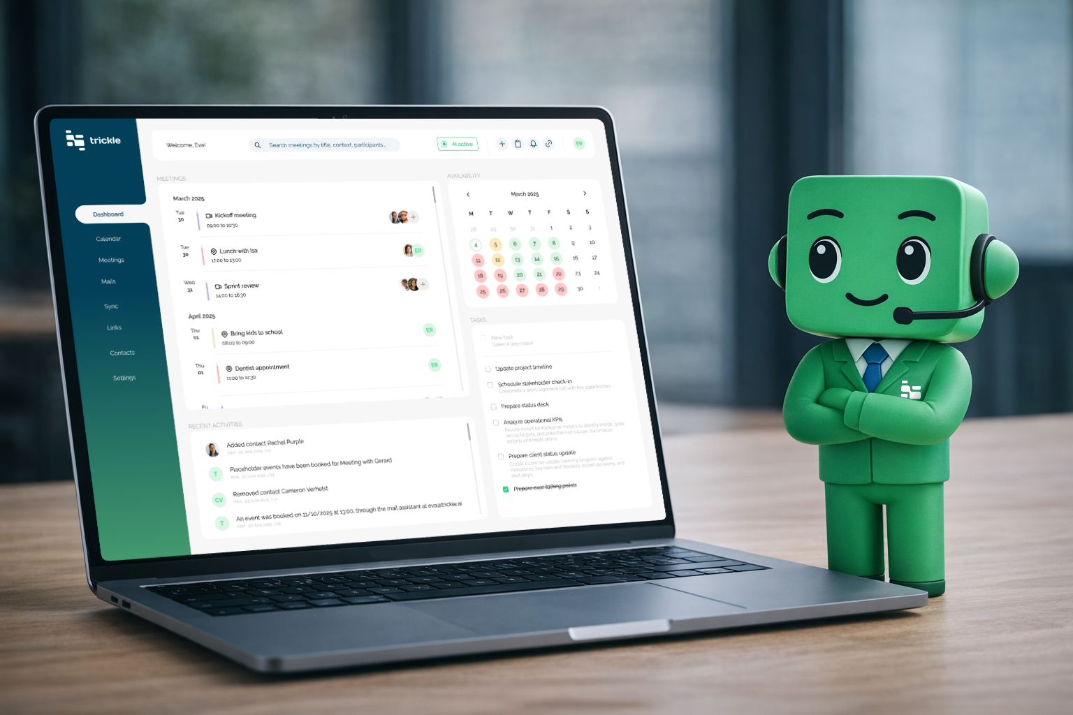 Trickle - Main product screenshot demonstrating key features and user interface