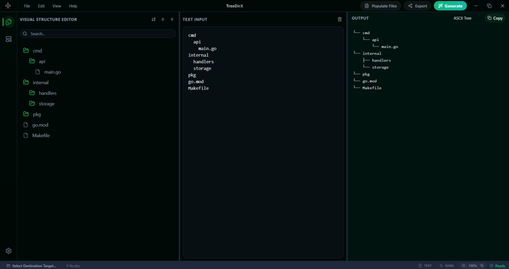 TreeDirX - Screenshot 3 showing product features and functionality