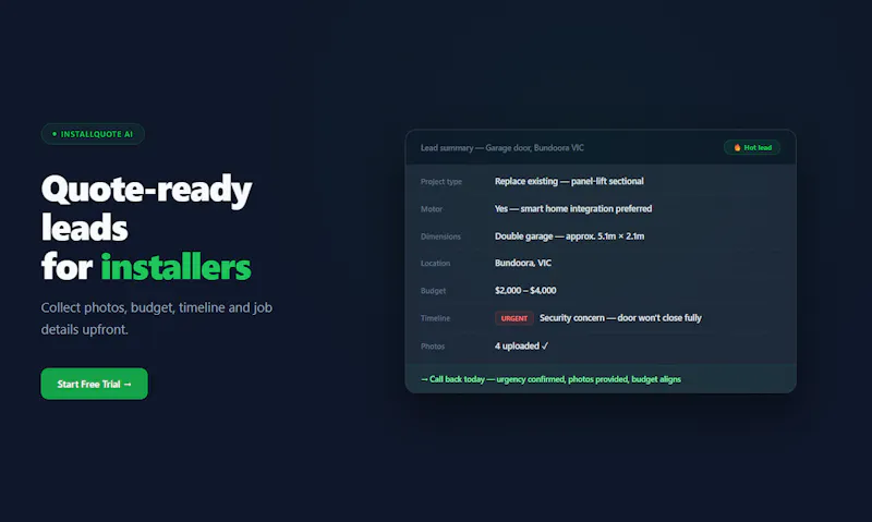 InstallQuote AI screenshot 2