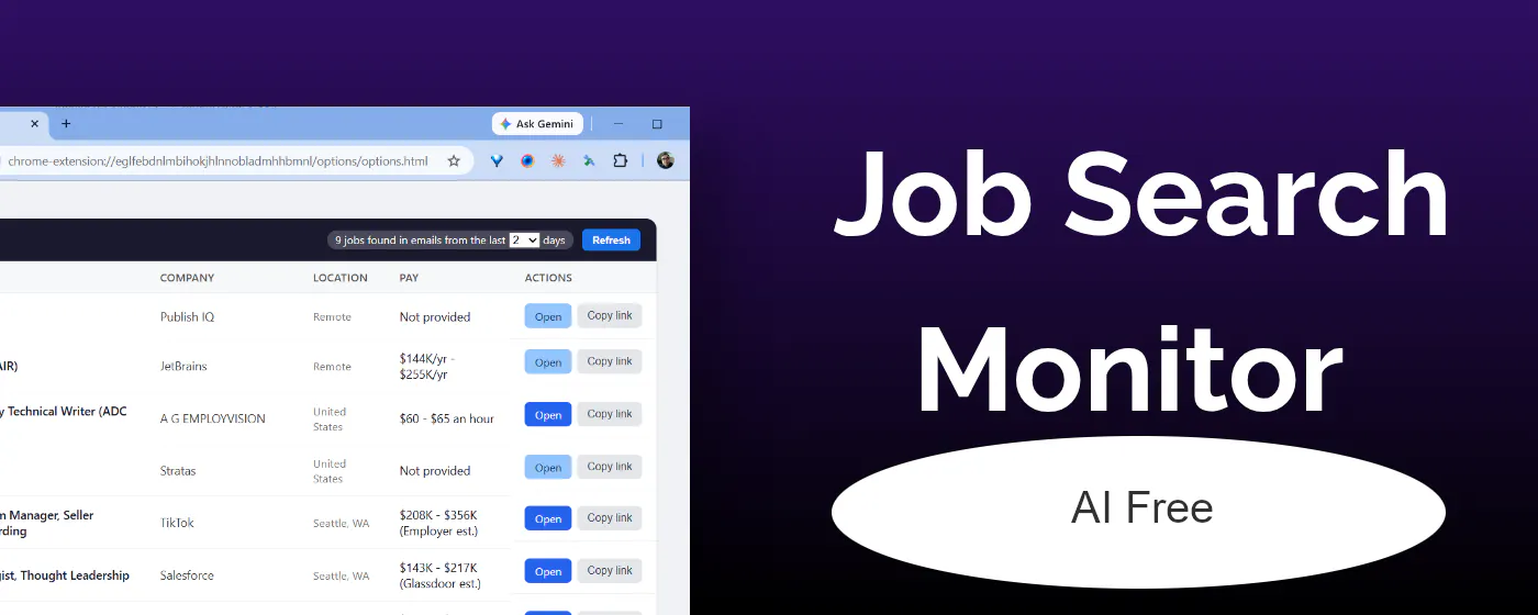 Job Search Monitor gallery image