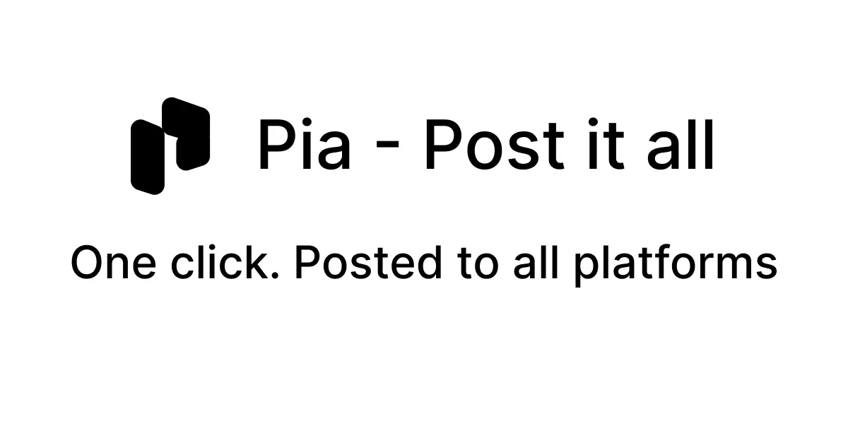 Pia - Social Media Scheduler gallery image