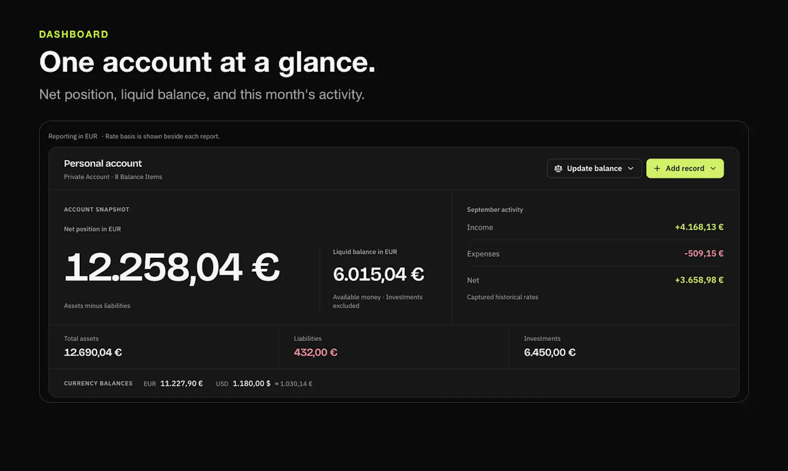 Rinalance screenshot 2