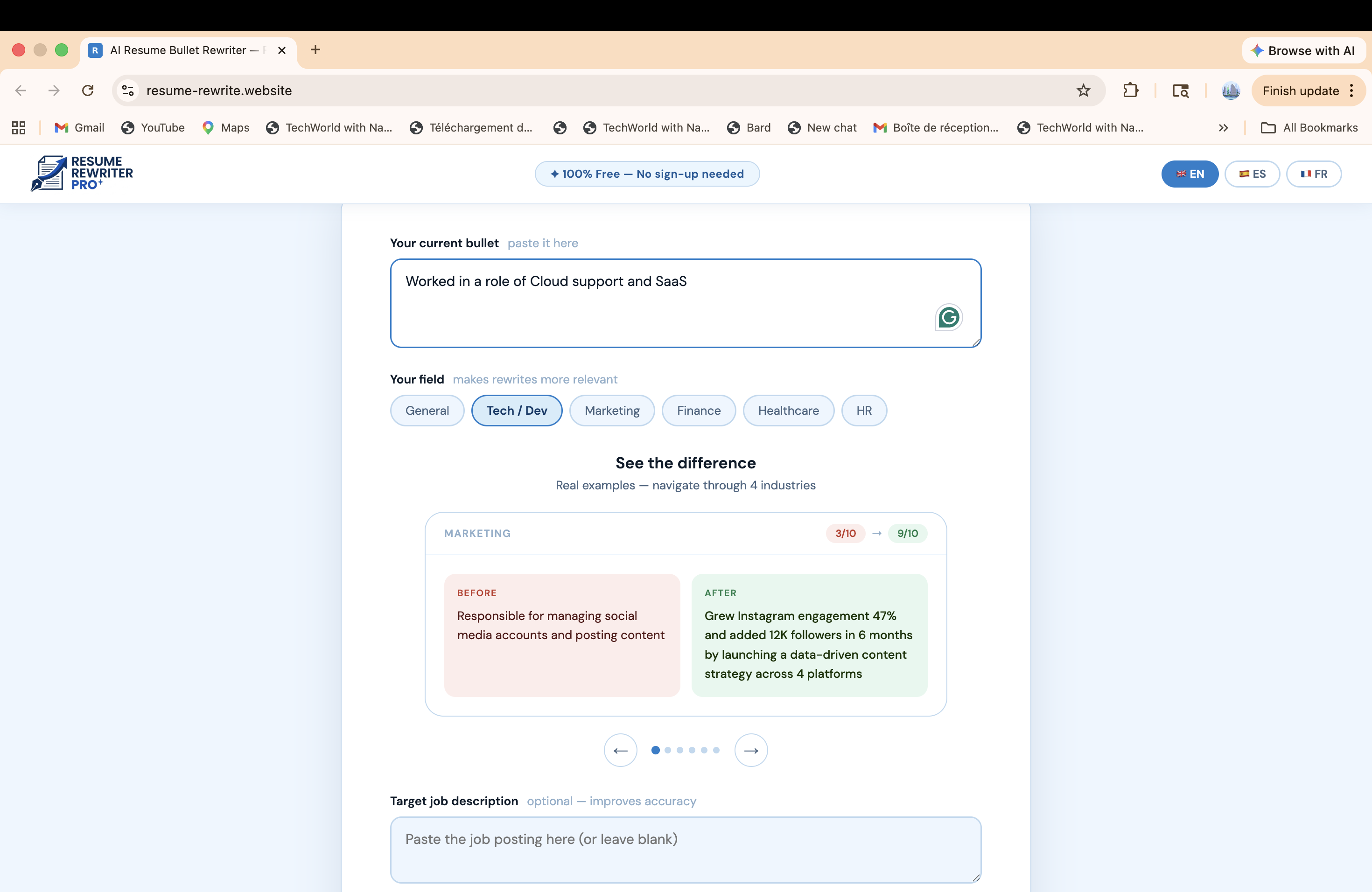 Resume Rewriter Pro gallery image