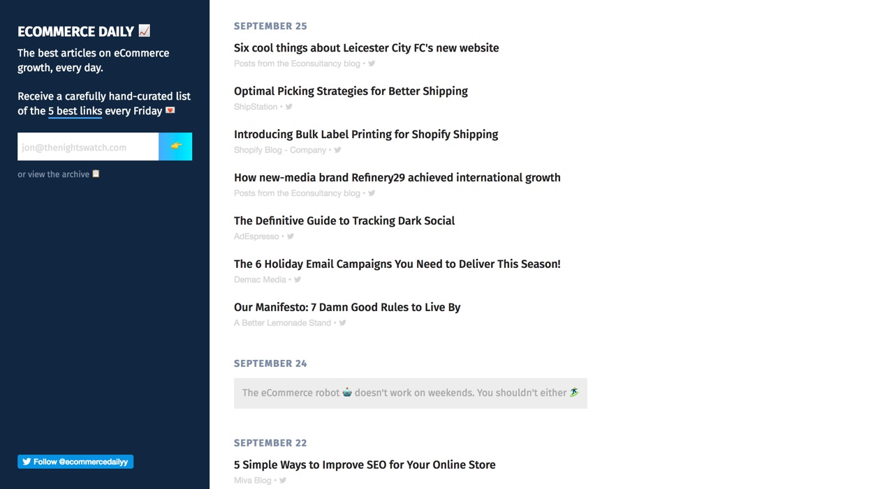 eCommerce Daily gallery image