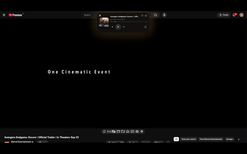 Glance screenshot 1