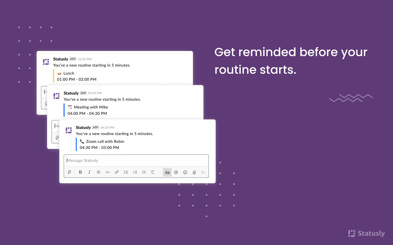 Statusly gallery image