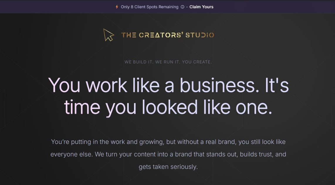 The Creators' Studio gallery image