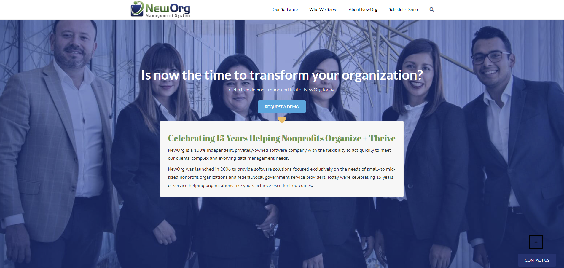 NewOrg Management System gallery image