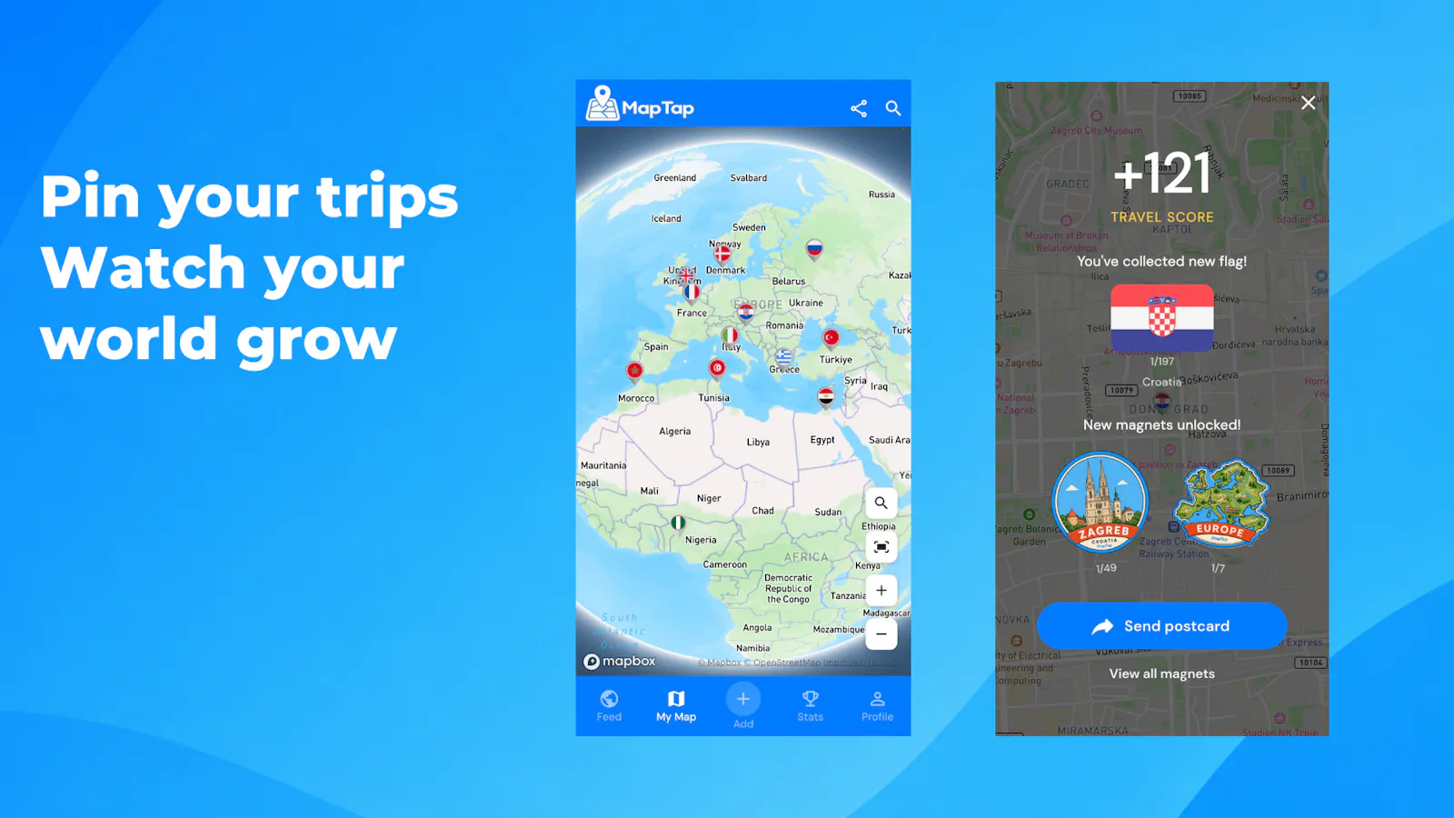 MapTap - Travel Collection & Journal screenshot 1