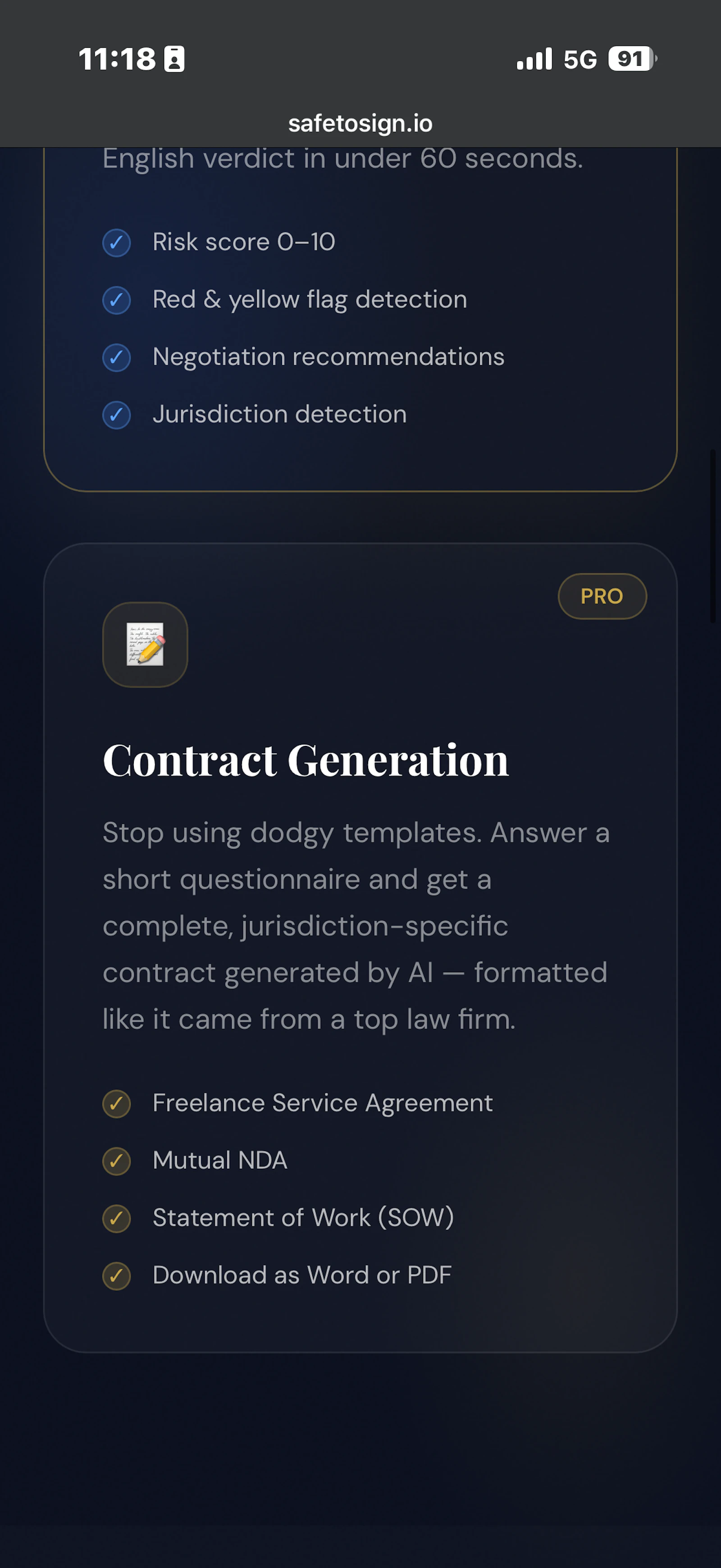 SafeToSign screenshot 4