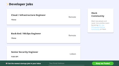 Startup Jobs Portugal gallery image