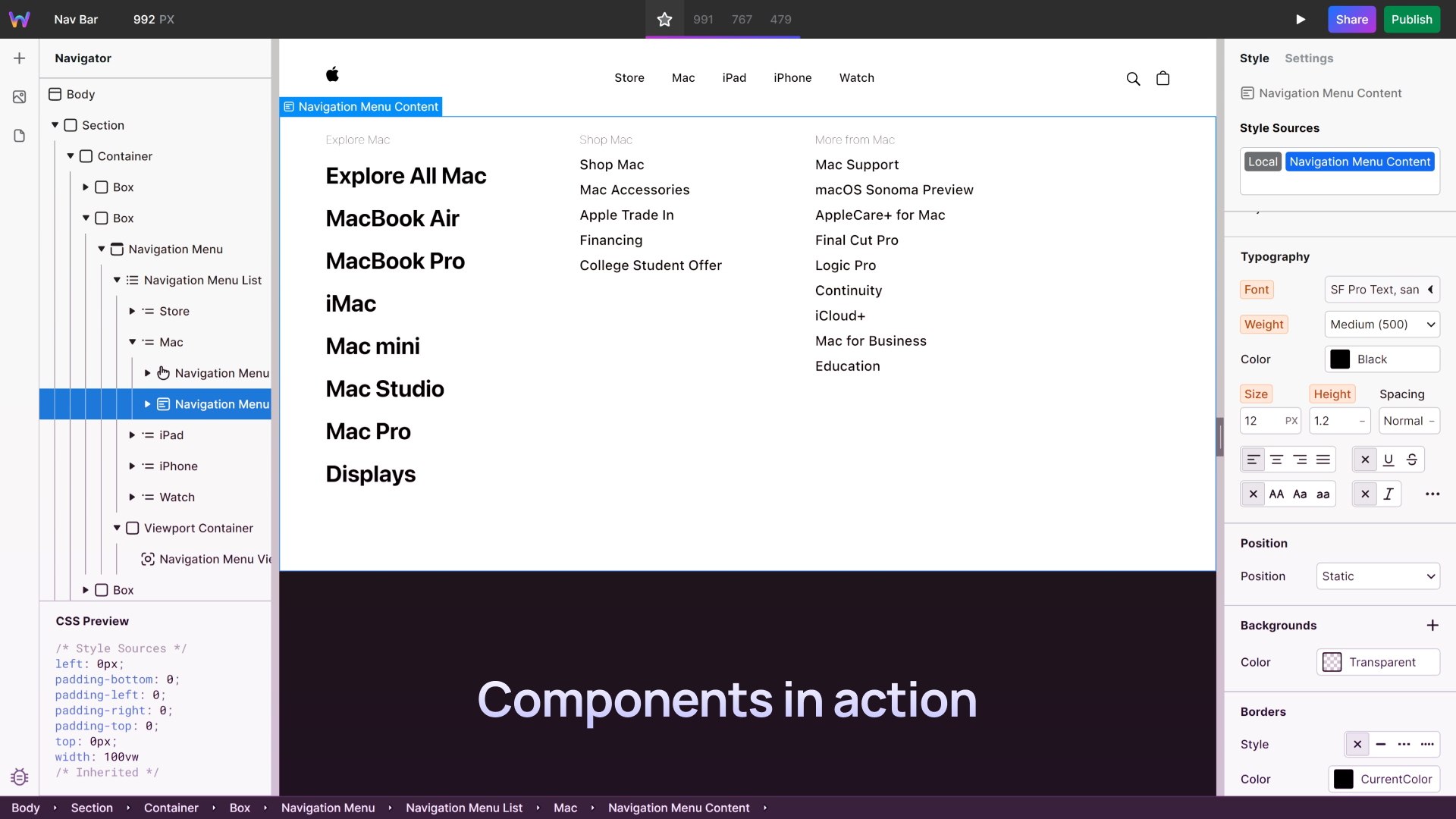 WebStudio遇到Radix UI media 7