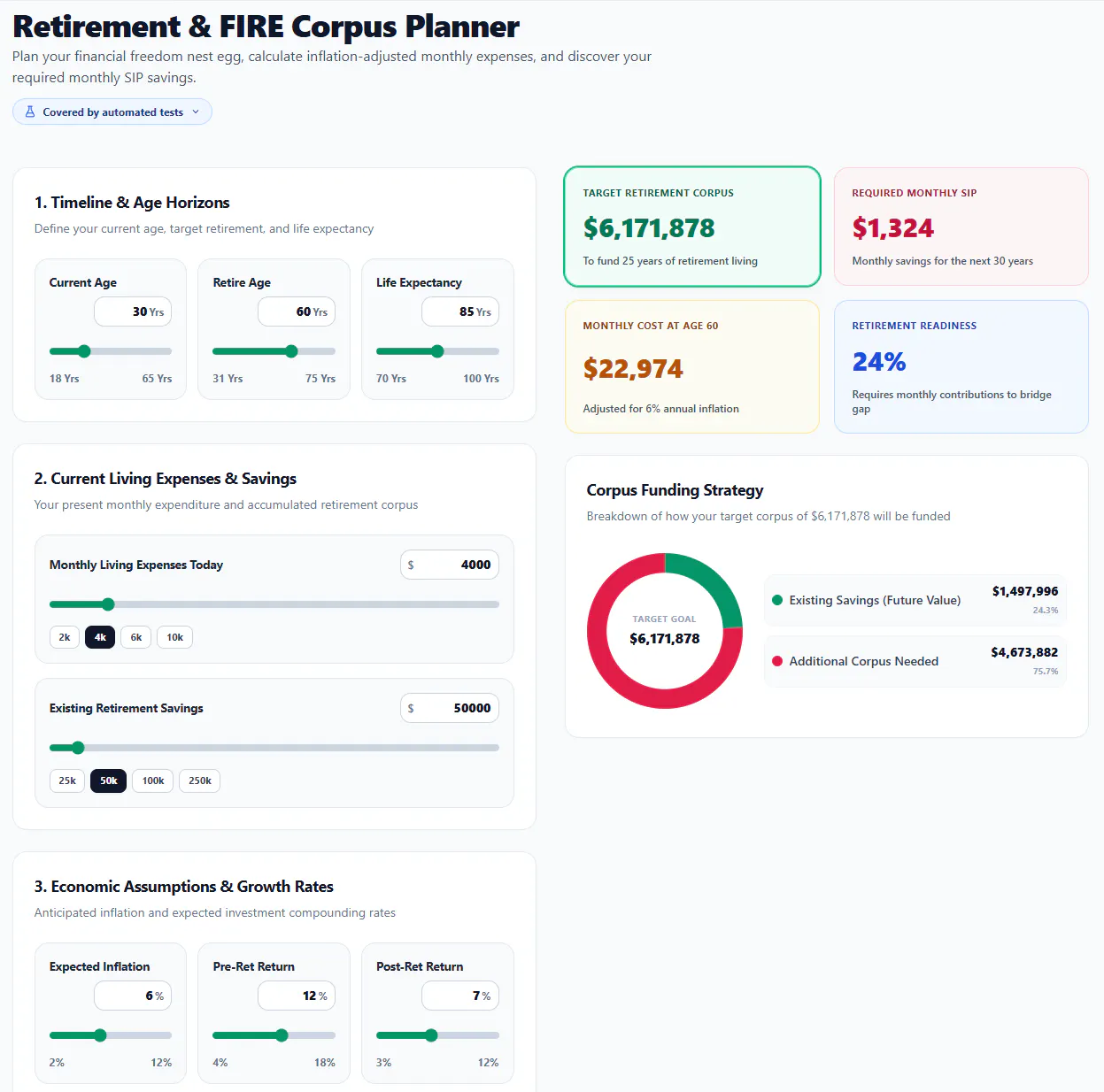 Financial Calculators by Manr.ai gallery image