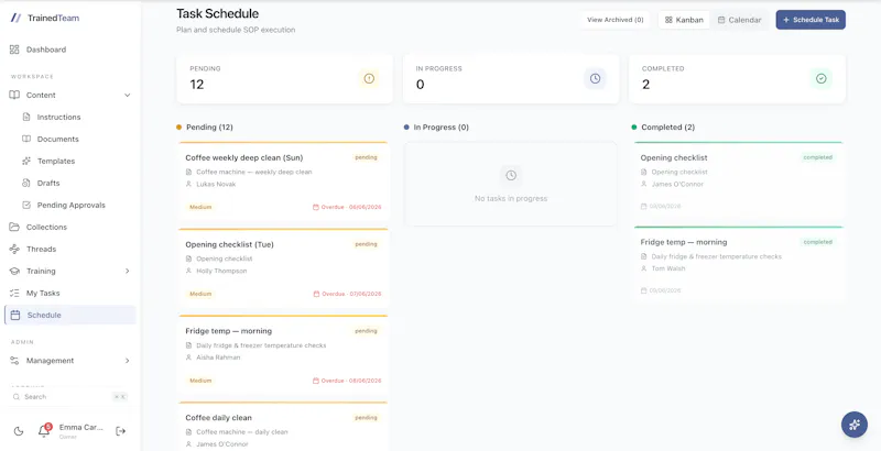 TrainedTeam screenshot 4