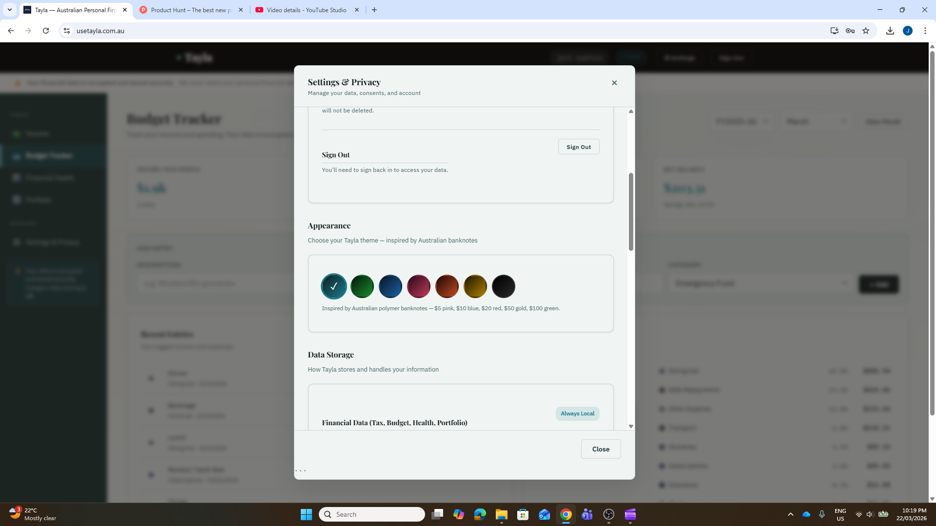 Tayla — Australian Personal Finance gallery image