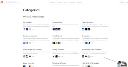 Sleeping cat in the browser gallery image