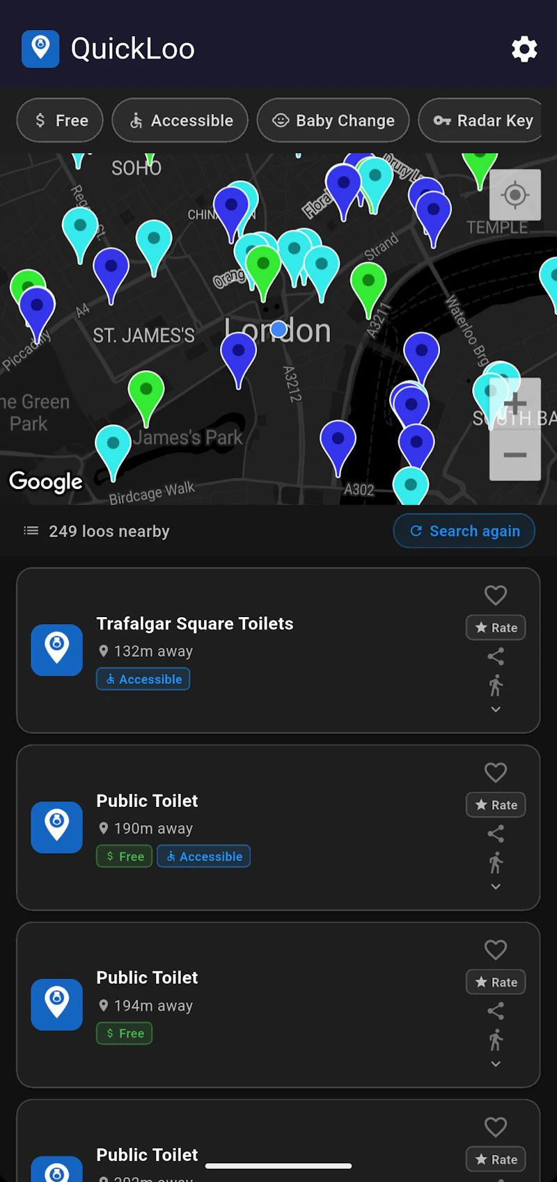 QuickLoo screenshot 2
