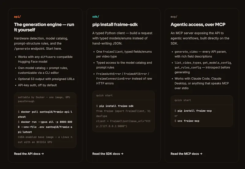 Fraime screenshot 2