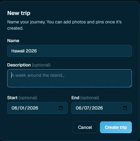Treasure Box — Travel Memory Map gallery image