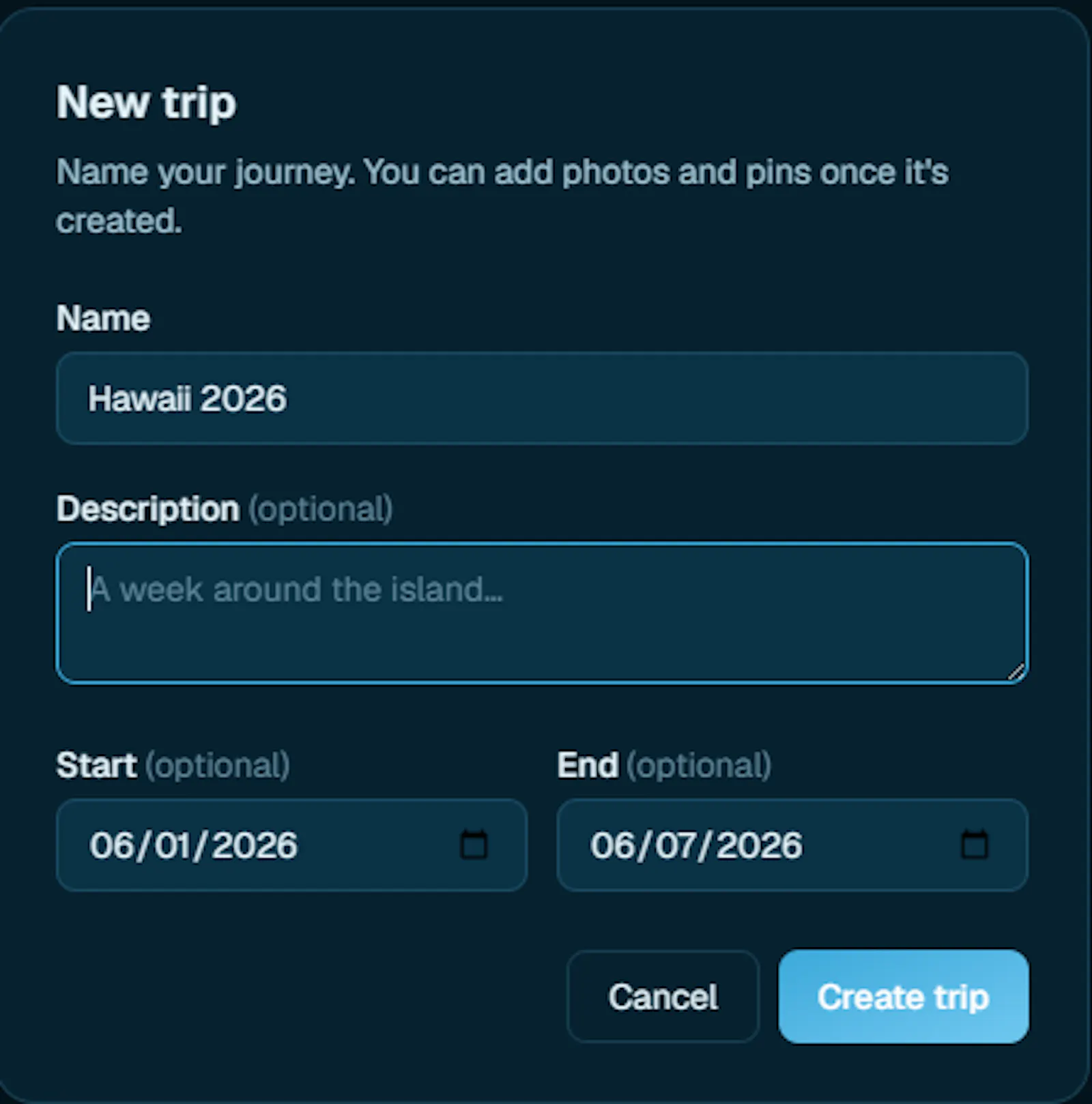 Treasure Box — Travel Memory Map screenshot 2