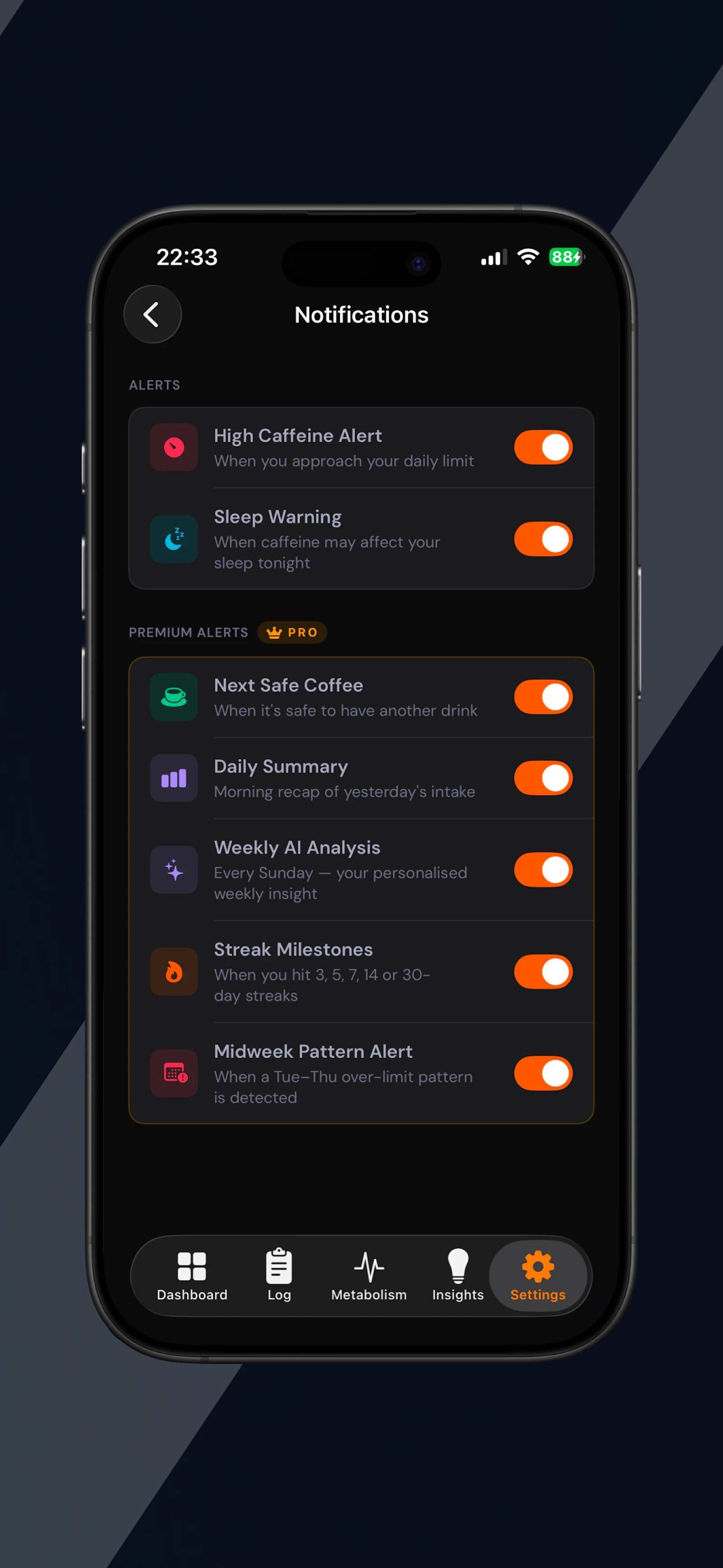 Caffy: Caffeine & Sleep screenshot 9