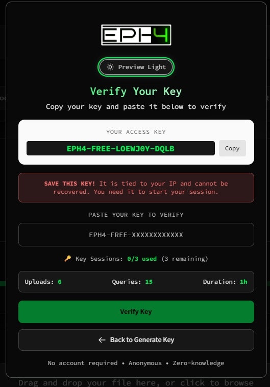 EPH4 - Screenshot 2 showing product features and functionality