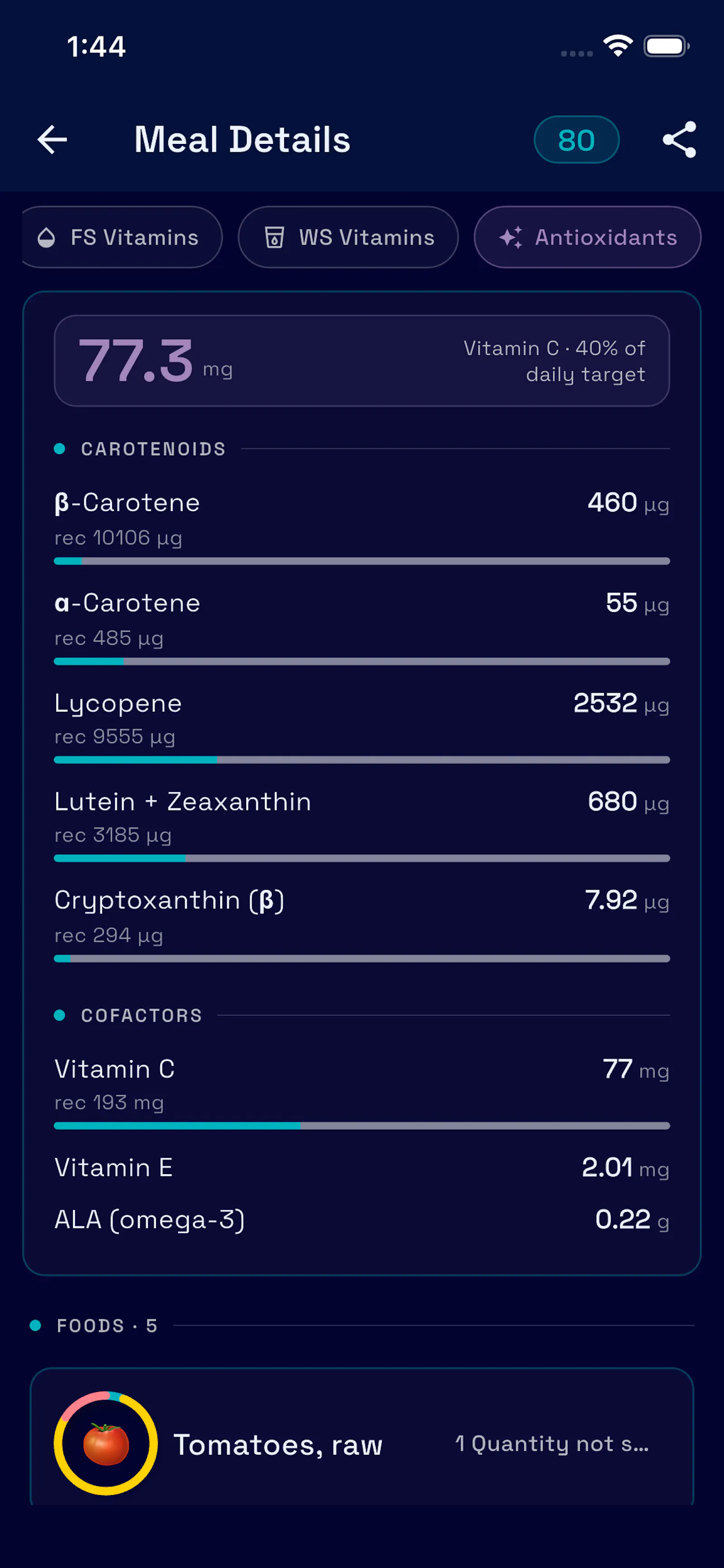 TUNA: The Ultimate Nutrition App screenshot 11