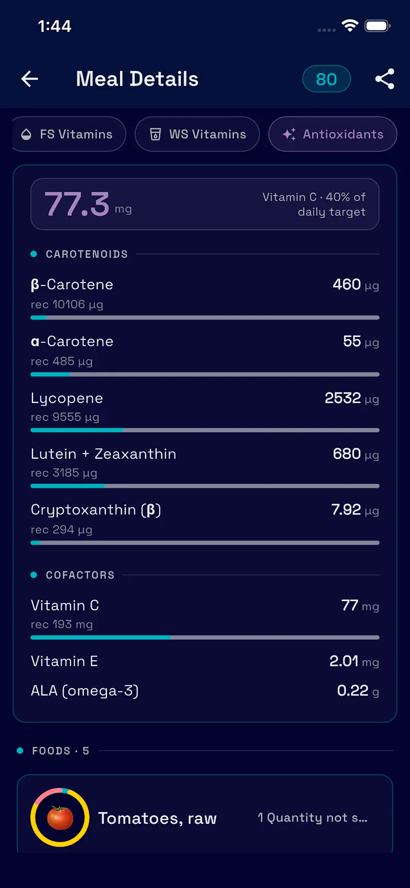 TUNA: The Ultimate Nutrition App screenshot 11