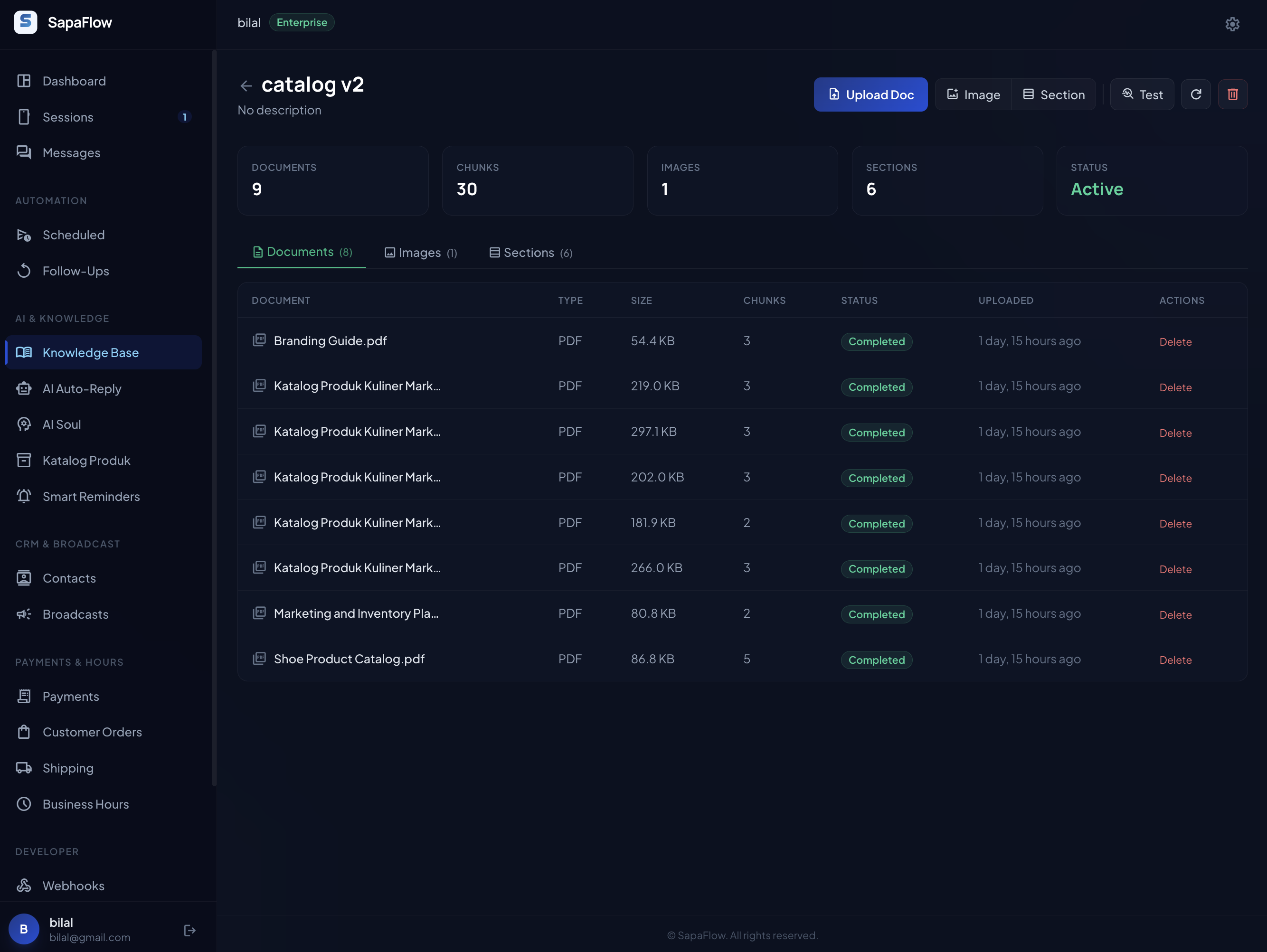 SapaFlow gallery image