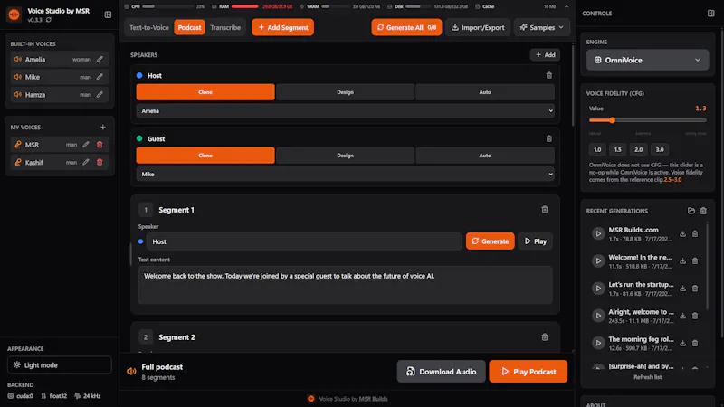 Voice Studio screenshot 2