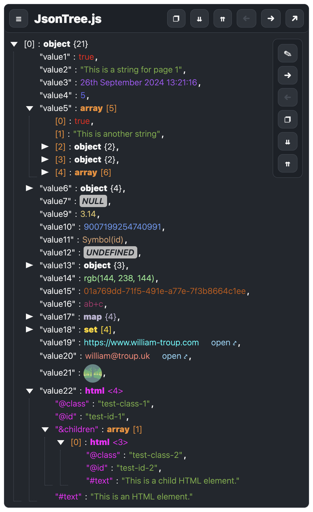 Jsontree.js - JavaScript JSON Visualizer media 4