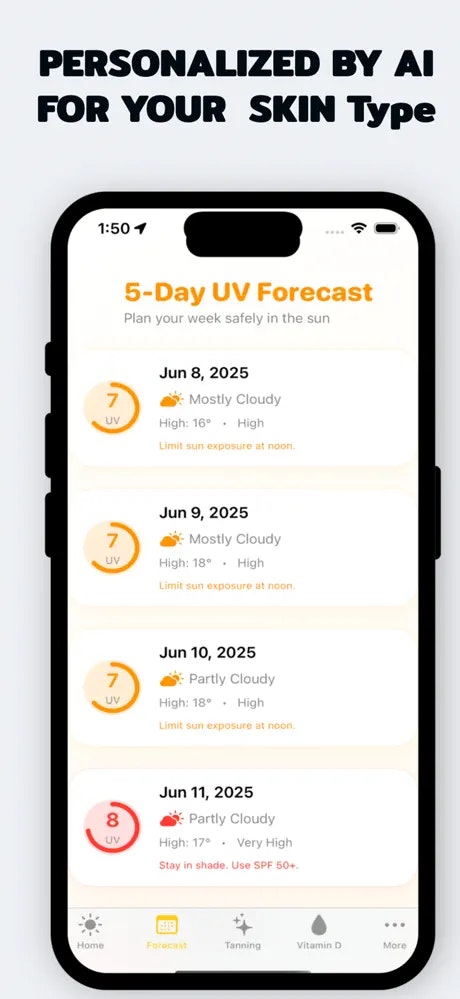 UV Sun Safe - Indice UV e abbronzatura - #1 tracker di scottature solare tutto in onex media 4